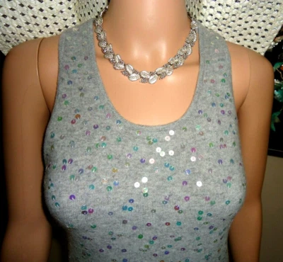 J.Crew Lambswool   Blend Soft Gray Women's size S  Sleeveless Sweater Vest - Imagem 1 de 4