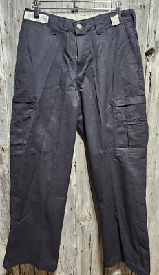 Hombre DICKIES Ocupacional Industrial Uniforme CARGO Pantalones de Trabajo NEGRO 31x29 Foto 1 de 4