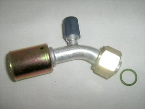 INSTALACIÓN DE AIRE ACONDICIONADO BEADLOCK, ANILLO TÓRICO HEMBRA, 45 GRADOS #10 CON PUERTO DE SERVICIO DE 13 MM 35B1313-3 - Imagen 1 de 1