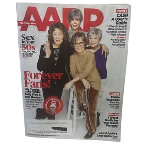 AARP Magazine February March 2023 Lily Tomlin Jane Fonda Sex in Your 50's - Picture 1 of 6