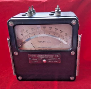 WESTON INSTRUMENTS - DC VOLT METER NEWARK NJ MODEL 931 USED (T322) - Picture 1 of 10
