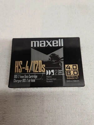 NEW 1 Pack of Maxell HS-4/120s Data Cartridge DDS-2 4mm Cartridge - Image 1 of 4