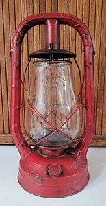Vintage New York NY Dietz Monarch Kerosene Lantern Fitzall Tubular Lantern - Picture 1 of 11