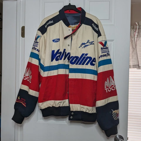 Jeff Hamilton Vintage Mark Martin NASCAR Valvoline Racing Jacket - Adult XL Cover