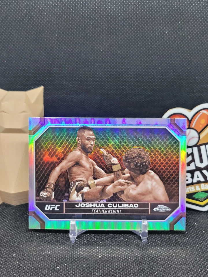 Joshua Culibao 2024 Topps Chrome UFC #101 Refractor Card (CBR) - Image 1 of 2