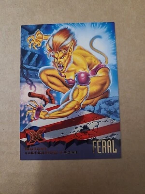 1995 Fleer Ultra X-Men Trading Card #80 Feral - Image 1 of 3