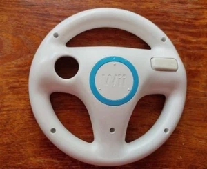 Original Mario Cart Racing Lenkrad Nintendo Wii - Weiß - Bild 1 von 2