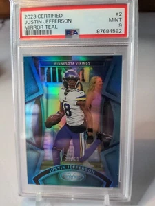 2023 Certified - Justin Jefferson - #/50 - PSA 9 - Picture 1 of 2