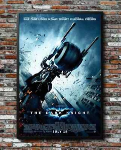 The Dark knight Heath Ledger 2008 Movie Poster - Picture 1 of 2