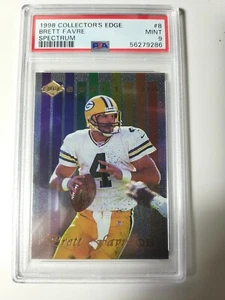 1998 Collectors Edge Brett Favre SPECTRUM card #8 OF 25 graded PSA 9 - Picture 1 of 2