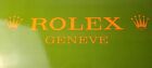 Vintage Rolex Luxury Watches Porcelain Fancy Store Display Gas Pump Service Sign