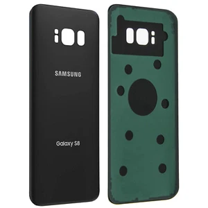 Housing part back cover, spare part for Samsung Galaxy S8 – Black - Picture 1 of 5
