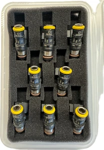 8 BOSCH OEM LS3 LS7 210lb 2200cc Hi Impedance Fuel Injectors 0280158843 - Picture 1 of 1
