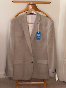 Vince Camuto Sportcoat Brown Neat Size 46R Brand New with Tags
