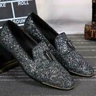Men Slip On Loafers Spring Bling Bling Nightclub Occident Casual Dress Shoes New