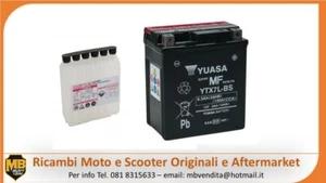BATTERIA YUASA YTX7L-BS PER HONDA SH 125 150 2001 2002 2003 2004 2005 2006 2012 - Foto 1 di 3