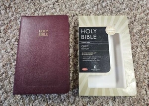 HOLY BIBLE NKJV 1982 Words Of Jesus In Red Dictionary Concordance NELSON - Picture 1 of 6