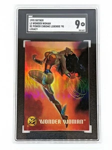 1995 SkyBox DC Legends Power Chrome Legacy #L3 Wonder Woman SGC 9 SP - Picture 1 of 2