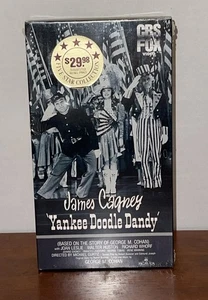 SEALED Yankee Doodle Dandy (1943) VHS 1986 Release Brand New Watermarks CBS FOX - Imagen 1 de 6