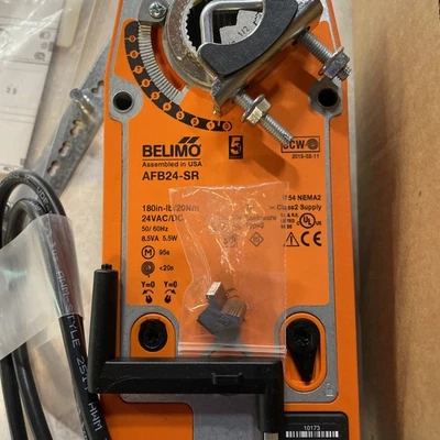 Nuevo actuador amortiguador Belimo AFB24-SR 180 inLb 20Nm retorno de resorte AC/DC 24V encendido apagado  Foto 1 de 4