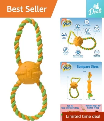 Durable Bacon Scented Dog Tug Toy - Engaging Fun for Medium/Large Breeds - Image 1 of 4