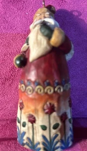 Jim Shore 2002 Pfeife Smoking Santa Ornament - Bild 1 von 3