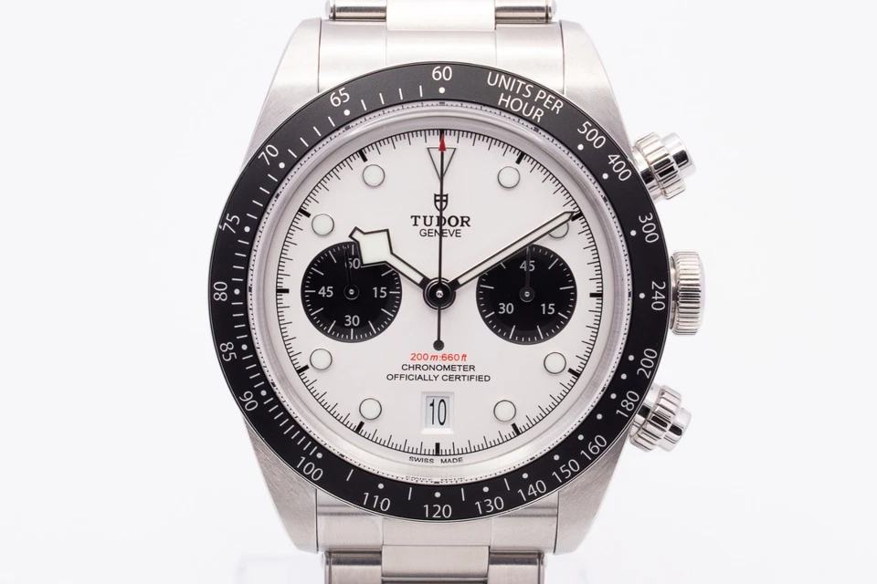 (Händer!) TUDOR Black Bay Chrono White Fullset 10/2024 Top Condition 79360N - Bild 1 von 4