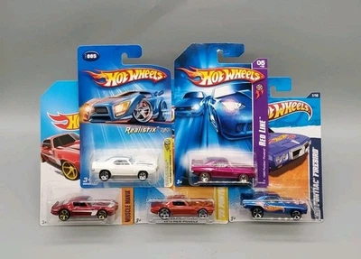 Lote de 5 Pontiac Firebird Red Line 1969 Hot Wheels y Pontiac Firebird '73 Foto 1 de 4