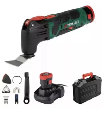 Parkside 12V Cordless Multi Purpose Tool Oscillating Multi-Tool +BATTERY CHARGER - Image 1 of 4