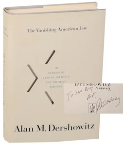 Alan M DERSHOWITZ / THE VANISHING AMERICAN JEW Signed First Edition 1997 #156154 - Picture 1 of 1