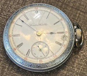 1899 Hamilton Grade 925 18s 17J Model 2 Pocket Watch runs? see description - Picture 1 of 7