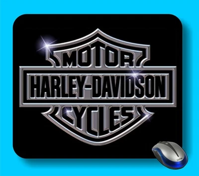 Alfombrilla de ratón para computadora Harley Davidson regalo ha07 Foto 1 de 4