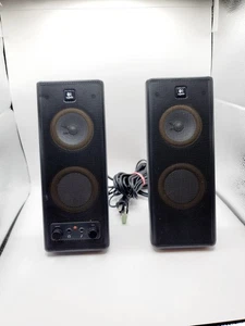 Logitech X-140 S-0264A Stereo 2 Way High Powered Computer Speakers - Picture 1 of 5