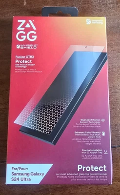 Protetor de tela ZAGG Invisible Shield Fusion XTR3 para Samsung Galaxy S24 Ultra - Imagem 1 de 3