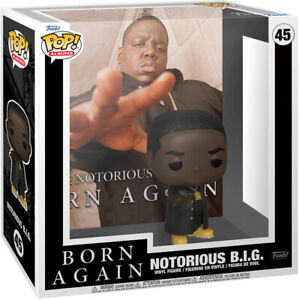 Funko POP! Albums Notorious B.I.G Born Again Vinyl Figure with Case No 45