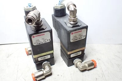 Norgren V04 Direct Solenoid Poppet Valve 24VDC -- Quantity of 2 --  V04Z486L-B6 - Image 1 of 4