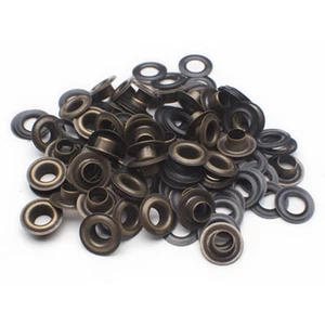 Suministros para hacer corsé: ojal + lavadora - talla 0 latón antiguo (gross-144 piezas) - Imagen 1 de 1
