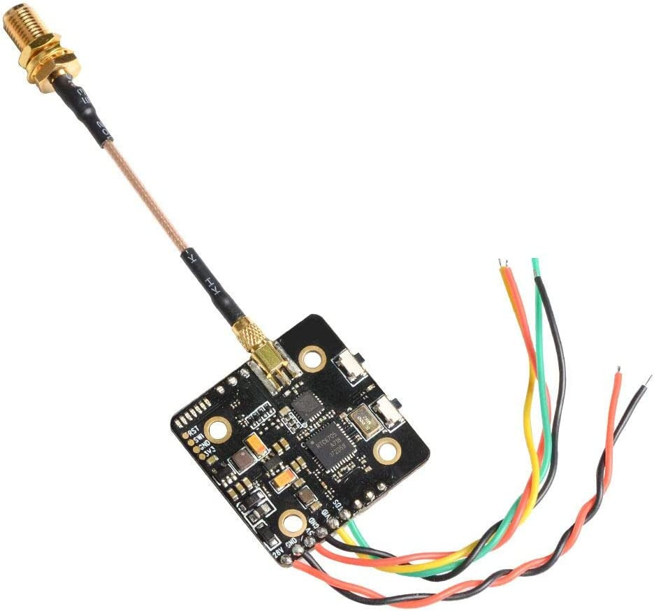 5.8Ghz FPV VTX Pit/25/200/600/1000Mw Switchable FPV DVR Transmitter with Microph