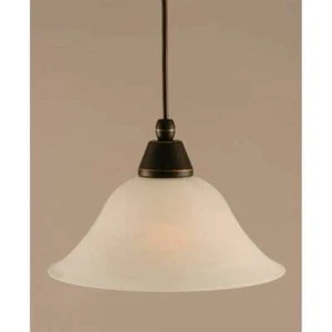 Toltec Lighting Cord Mini Pendant, 10' White Alabaster Glass - 22-DG-510 - Picture 1 of 1