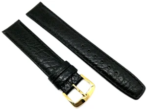 Cinturino Orologio Herzog Lunghezza XL Veste Largo Nero 20mm Vitello/18 - Imagen 1 de 4