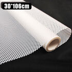White Perforated One Way Vision Mesh Film Headlight Window Tint Car Wrap Sticker