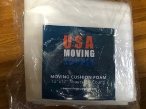 Moving Cushion Foam~12" x 12"~ 50 Count~Packaging~Protection - Picture 1 of 2