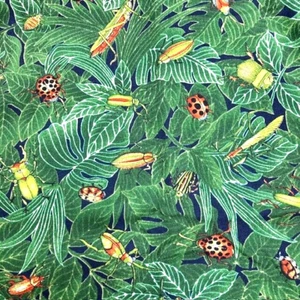 Lady Bugs, beetles, insects & more 1.5 Yards of 100% cotton to quilt or sew - Picture 1 of 4