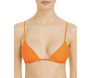 Jade Swim Women's $90 Via Bikini Swim Top Nectar Orange Size XS - Picture 1 of 6