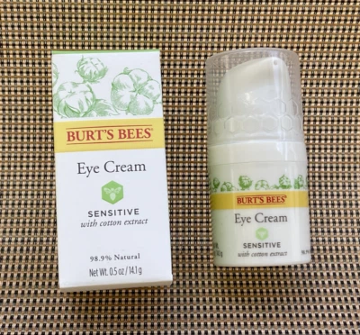 Burt's Bees Eye Cream Sensitive With Cotton Extract - 0.5 oz/14.1g (New In Box) - Image 1 of 4