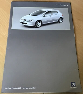 Peugeot 307 Range Brochure Info Issue 2 January 2002 Ref MCP1931 - Image 1 of 4