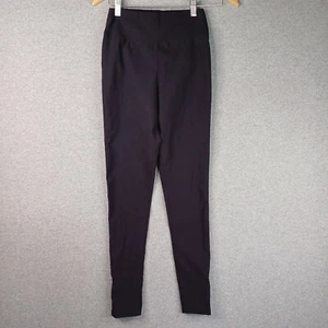 The Ark Pants Womens Size XS Black Leggings Basic Elastic Waist Ankle Leg - Picture 1 of 12