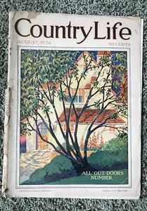 SELTENE LANDLEBEN ZEITSCHRIFT AUGUST 1926 (EIN BLICK ZURÜCK IN DIE ZEIT) ANTIK VINTAGE - Bild 1 von 8