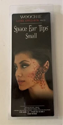 Disfraz Woochie ESPACIO OREJAS PUNTAS Pequeño 2 piezas Aparato de Látex OREJAS Elfo Hada ALIENÍGENA Foto 1 de 2