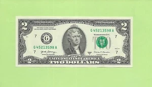 N1S .. 2017A .. UNCIRC 2 $ G 4521 3598 A .... 2017A 2 $ G-A NICE NOTE - Bild 1 von 2